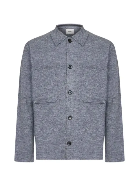 NN07 button-up wool sweater