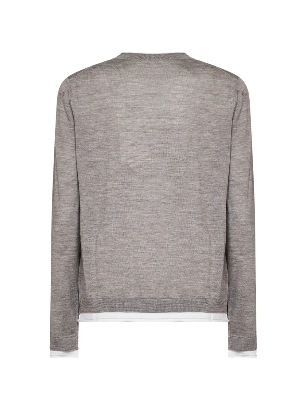 P.A.R.O.S.H. layered-effect fine-knit sweater Grijs