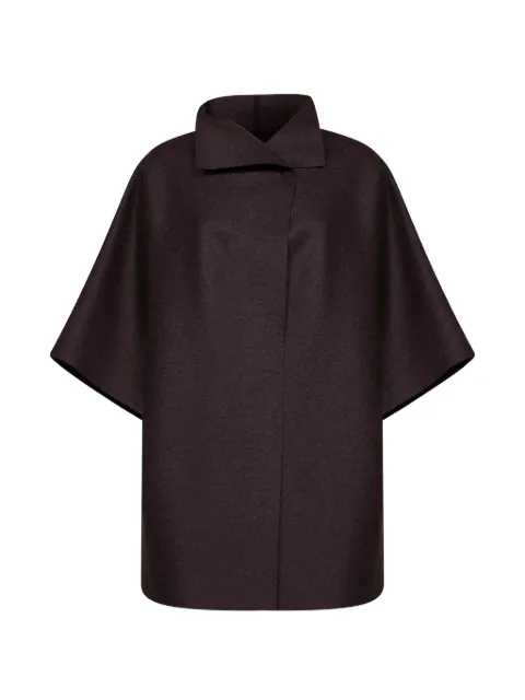 Harris Wharf London virgin-wool short-sleeve coat
