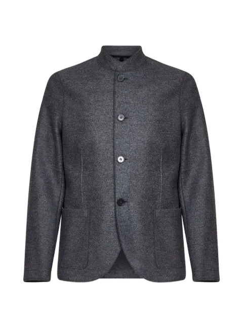 Harris Wharf London Nehru mandarin-collar virgin-wool jacket