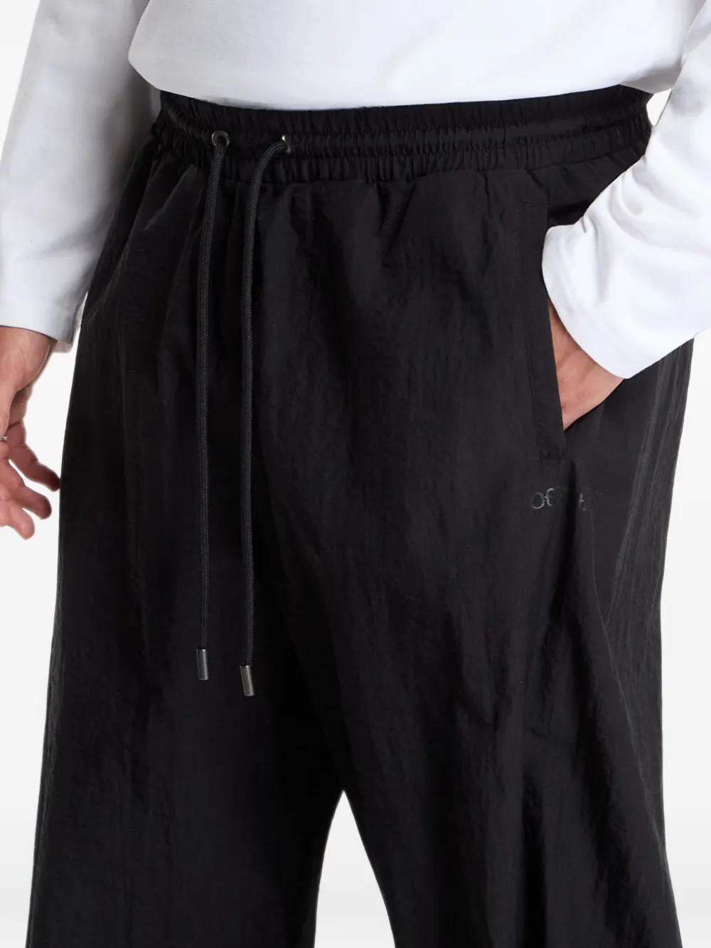 Off-White Trainingsbroek met Diagonals-print Zwart