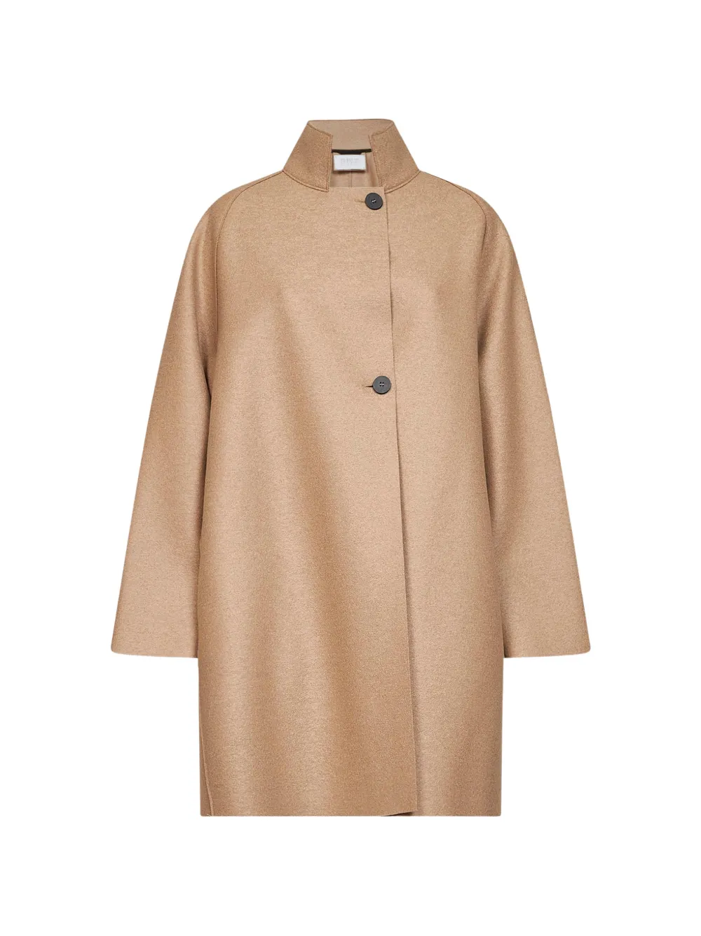 Harris Wharf London high-neck virgin wool coat - Toni neutri