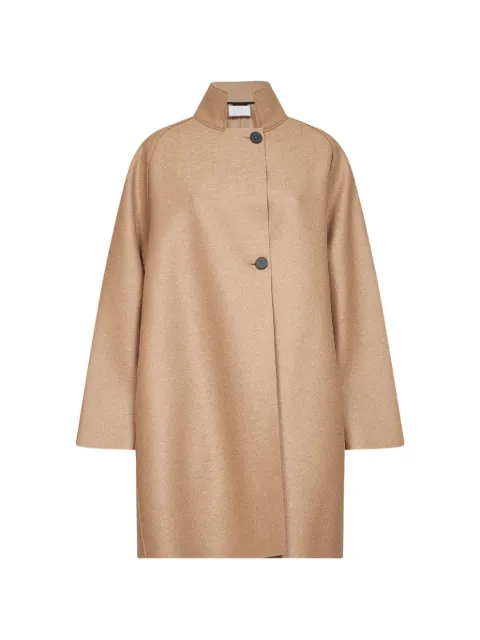 Harris Wharf London high-neck virgin wool coat