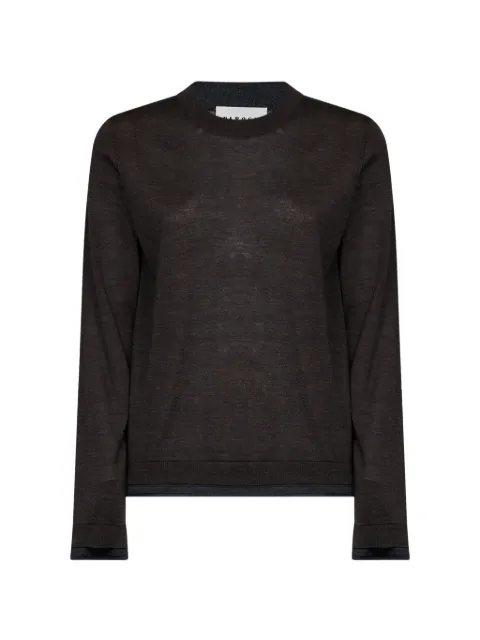 P.A.R.O.S.H. pull en maille fine à col rond
