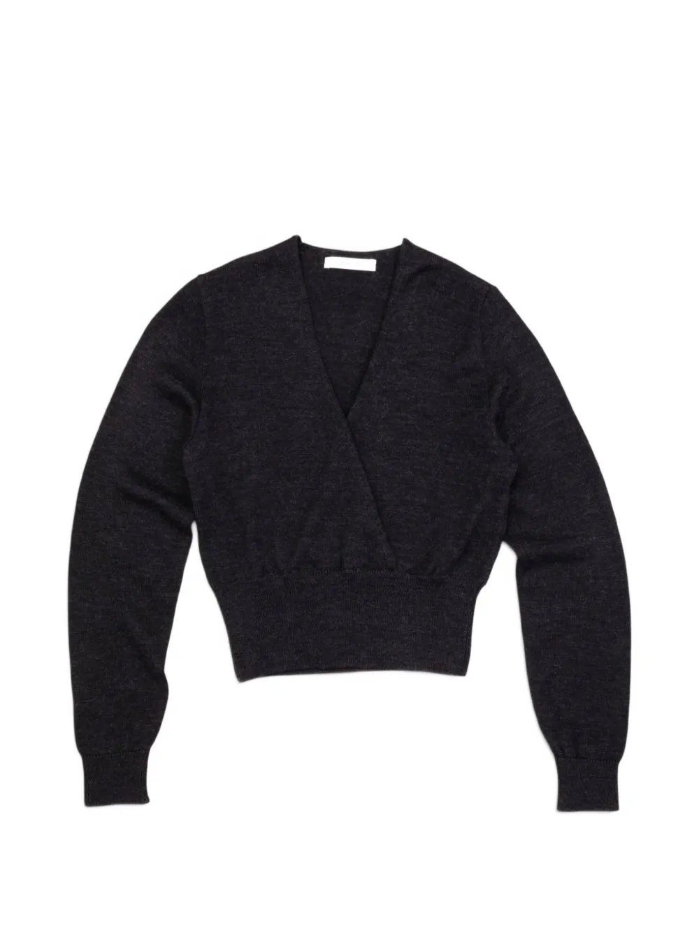 Gimaguas Peyton wrap-front sweater - Gris