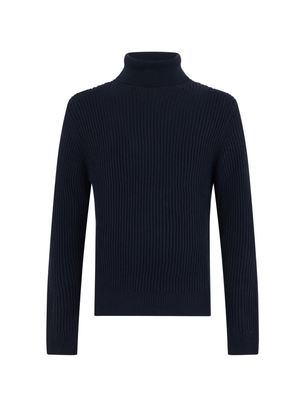 slowear ribbed-knit roll-neck sweater - Blau