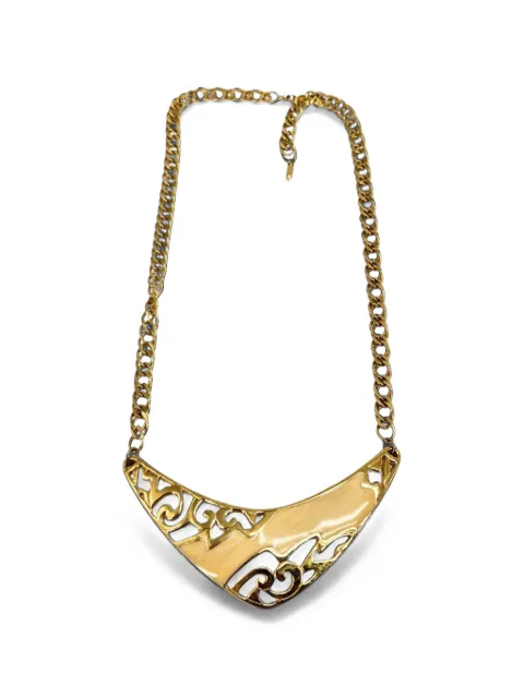 Madison Maison enamel-detail collar necklace