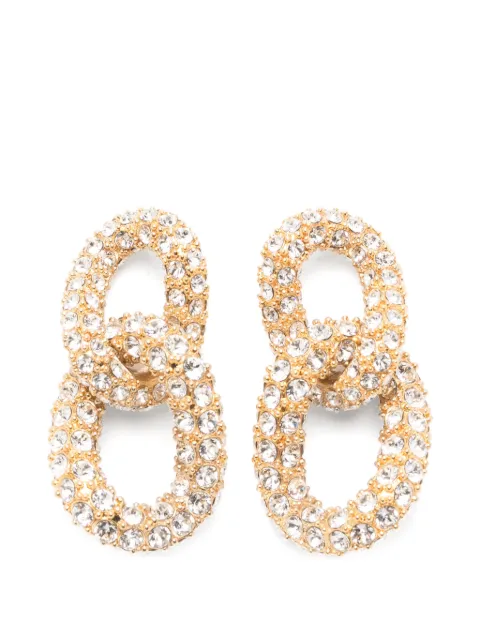 ISABEL MARANT Funky crystal-embellished drop earrings