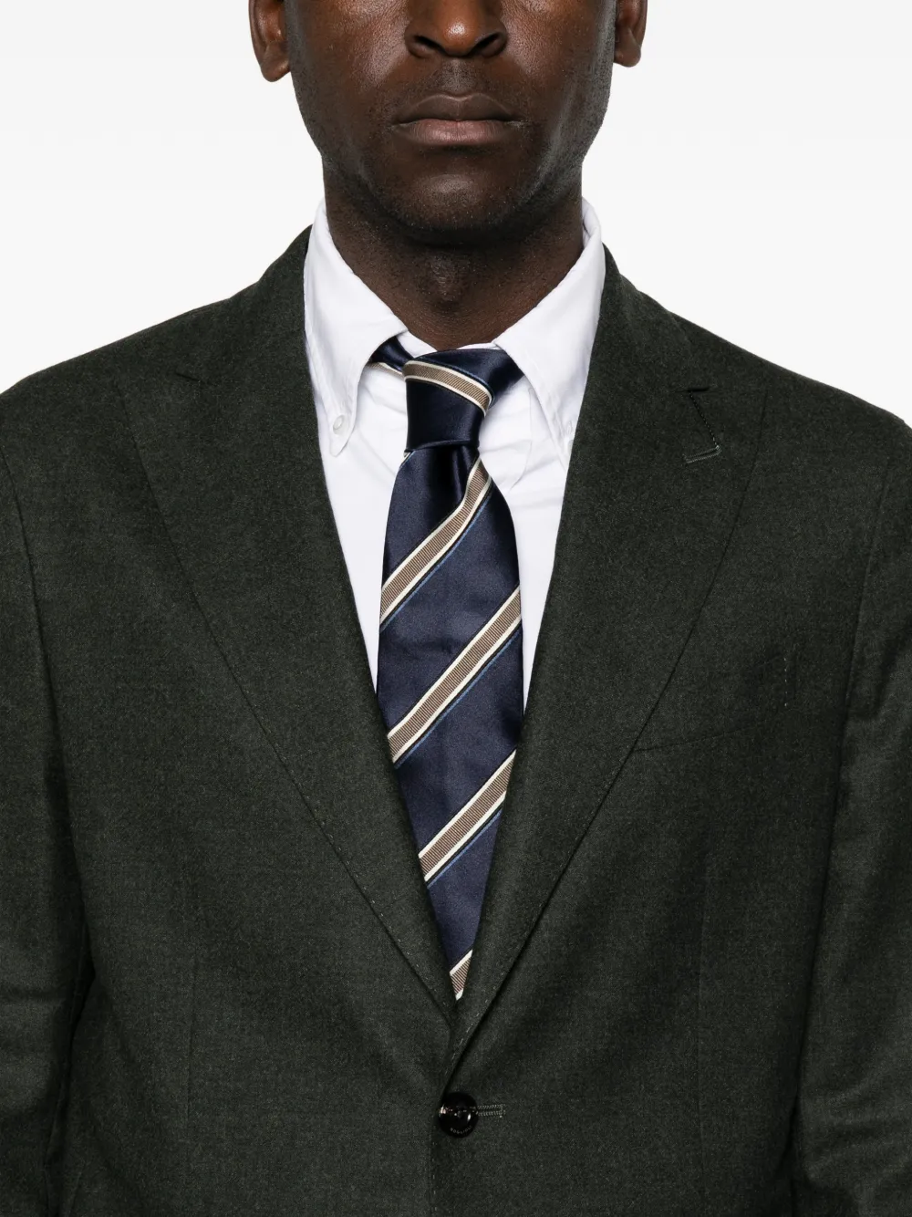 Boglioli notched-lapels single-breasted blazer Groen
