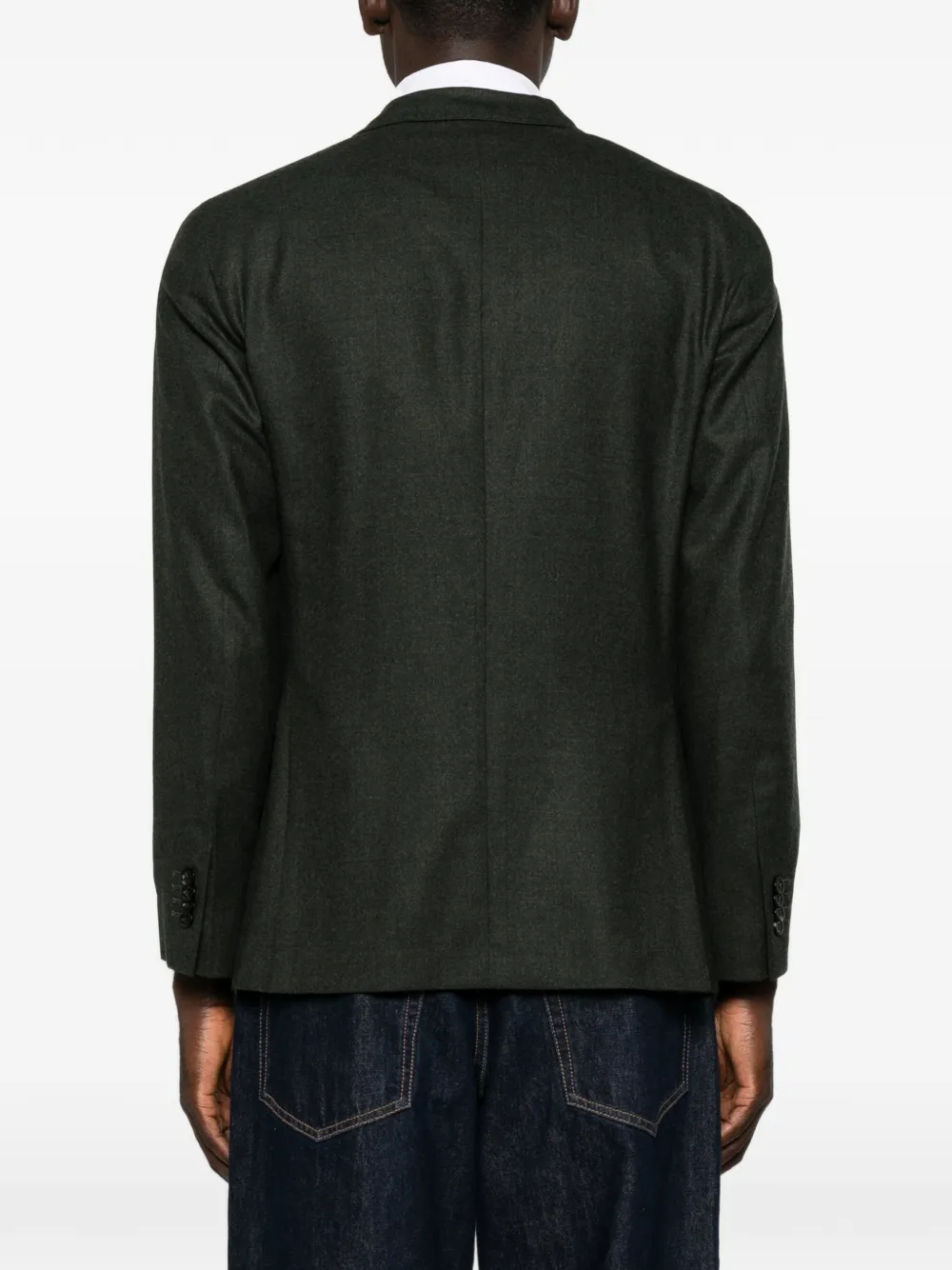 Boglioli notched-lapels single-breasted blazer Groen