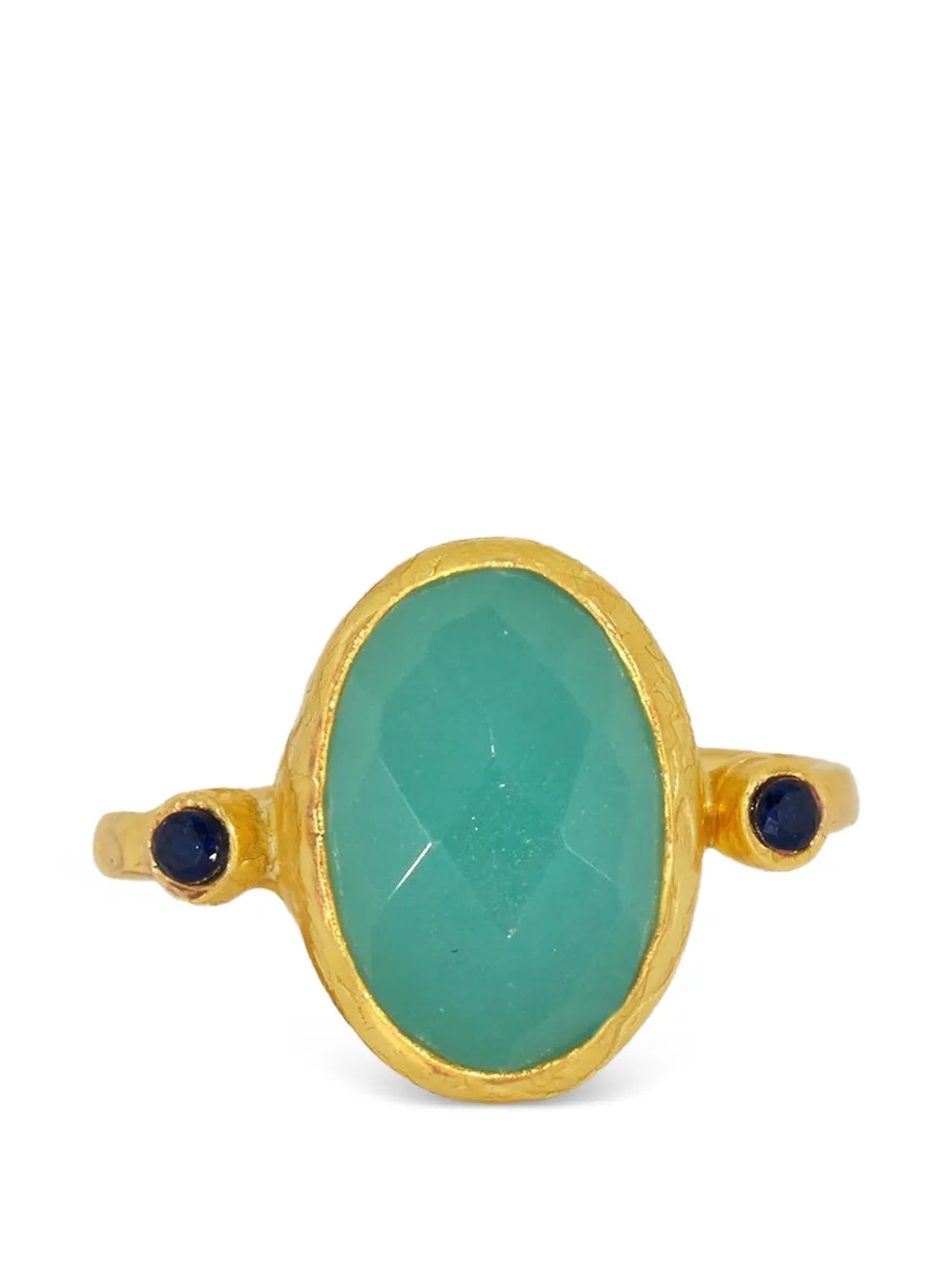 Ottoman Hands Lucia Aqua Chalcedony rings