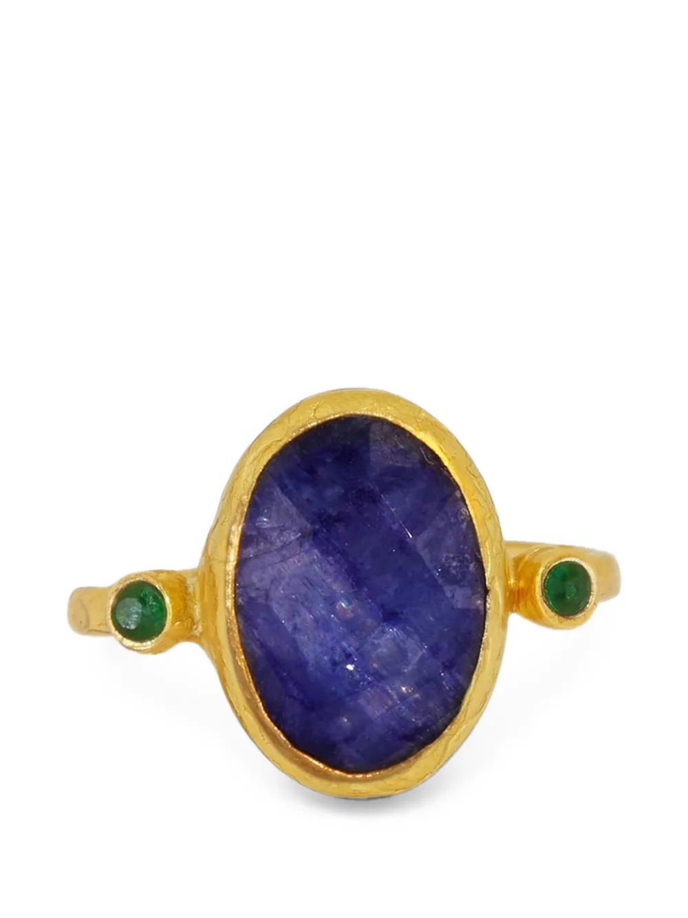 Ottoman Hands Lucia sapphire cocktail ring - Oro