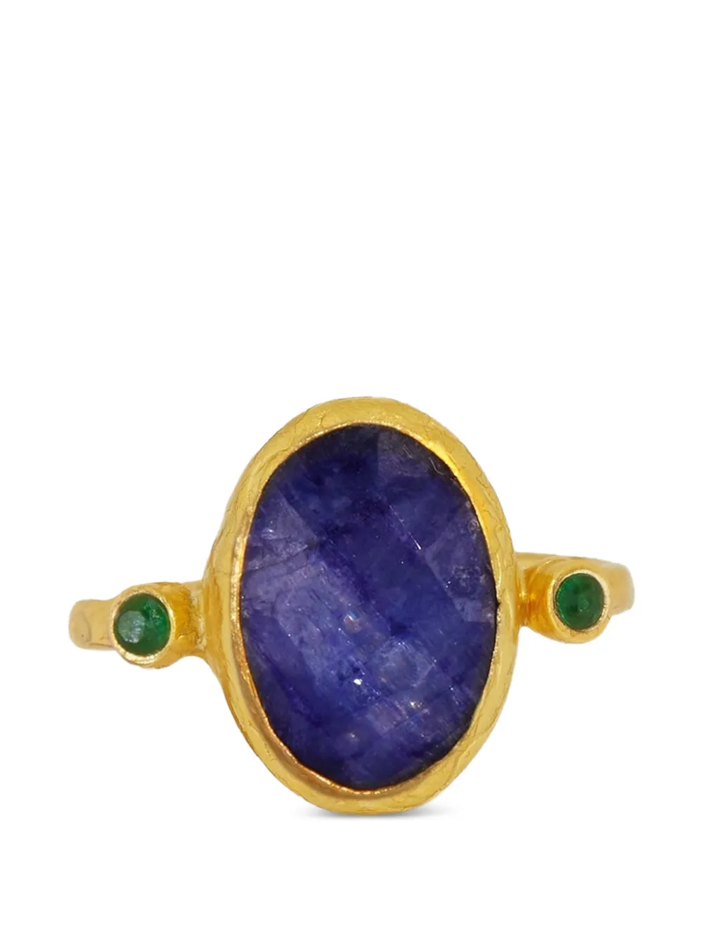 Ottoman Hands Lucia Cocktailring mit Saphir - Gold