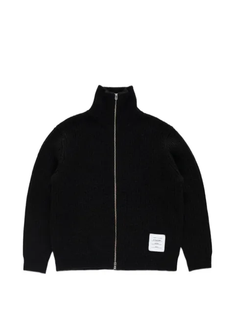 Pop Trading Company ribbed-knit zip-up sweater