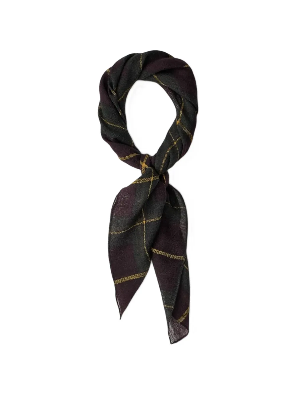 A Kind of Guise Salazar checked scarf - Verde