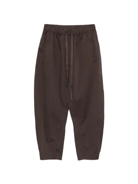 Kristensen Du Nord pantalones capri con cordones en la pretina