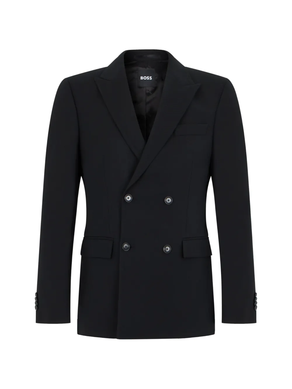 BOSS double-breasted peak-lapels blazer