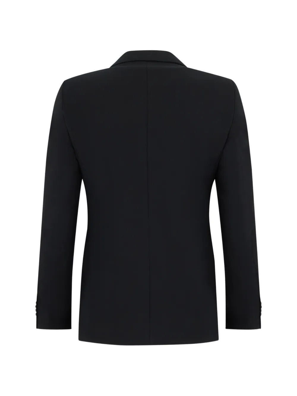 BOSS Blazer met dubbele rij knopen en puntige revers Zwart