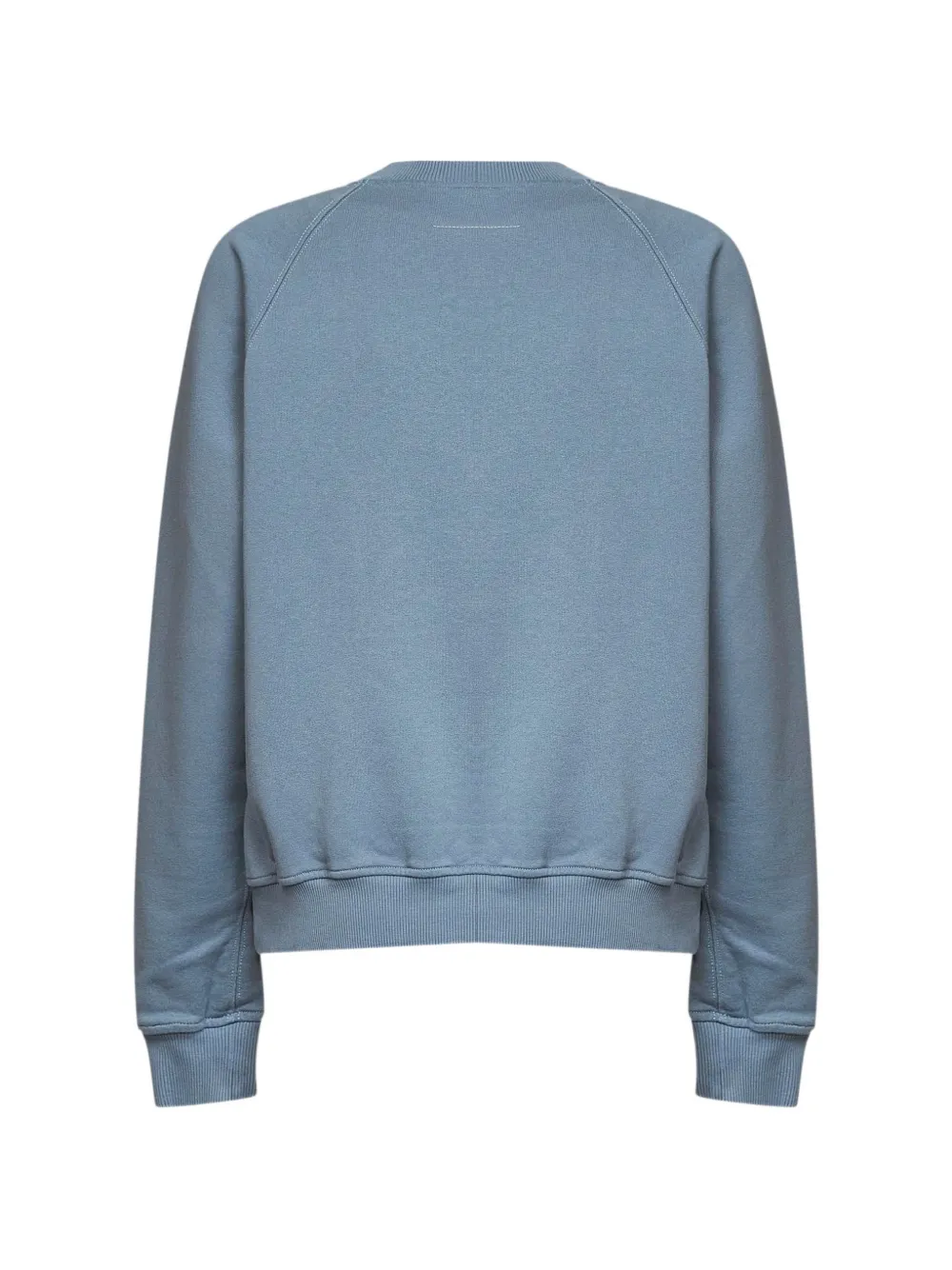 MM6 Maison Margiela Gedeconstrueerde sweater met logo-print Blauw