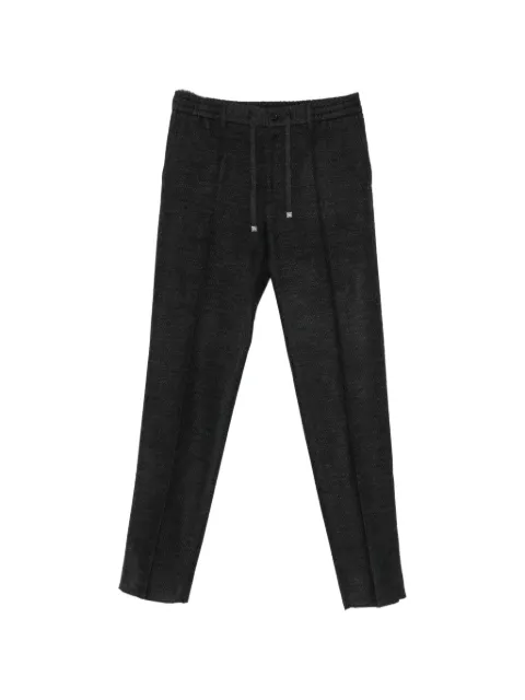 ETRO textured drawstring trousers