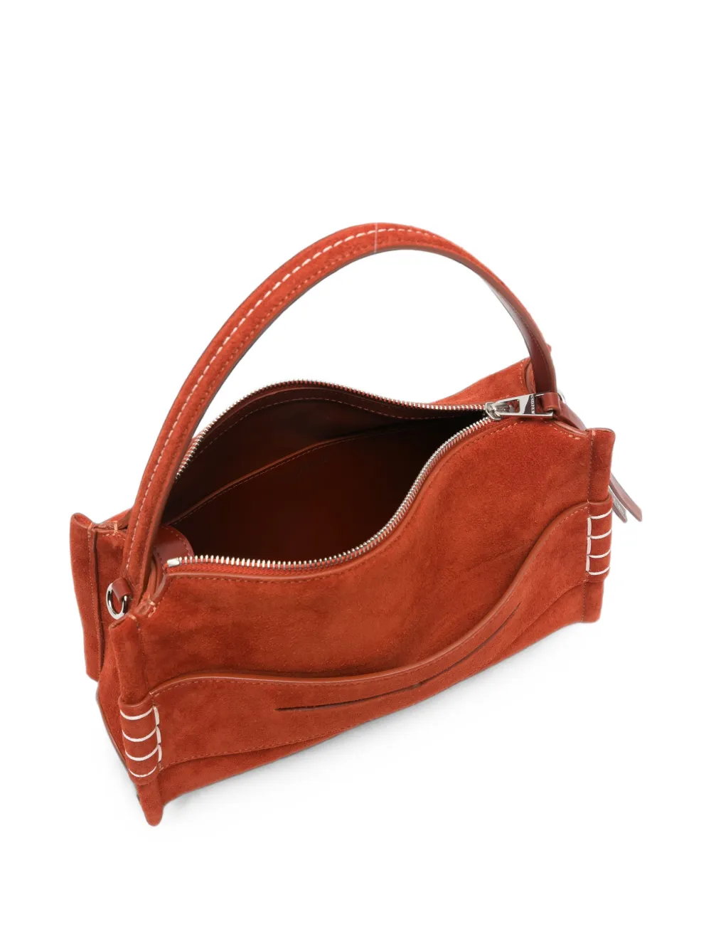 JW Anderson Shopper met gestikt detail Oranje