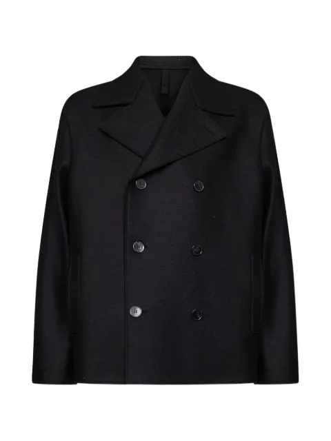 Harris Wharf London double-breasted virgin wool jacket