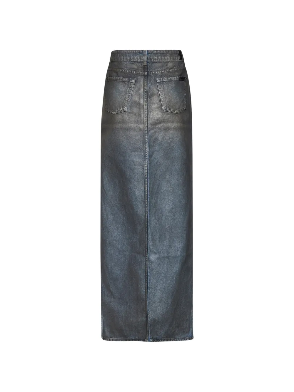 7 For All Mankind Rok met gecoate vlakken Blauw