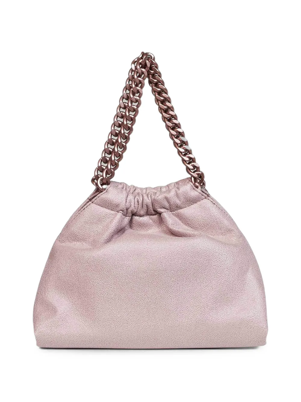 Stella McCartney Shopper met diamantgeslepen ketting Roze