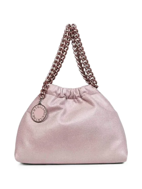Stella McCartney diamond-cut chain tote bag