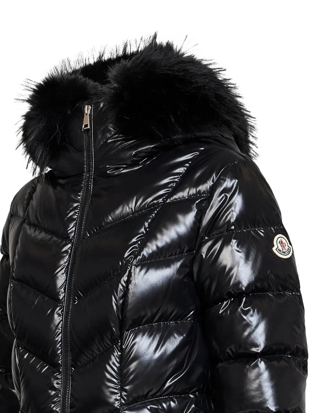 Moncler Fulmar donsjack met capuchon Zwart