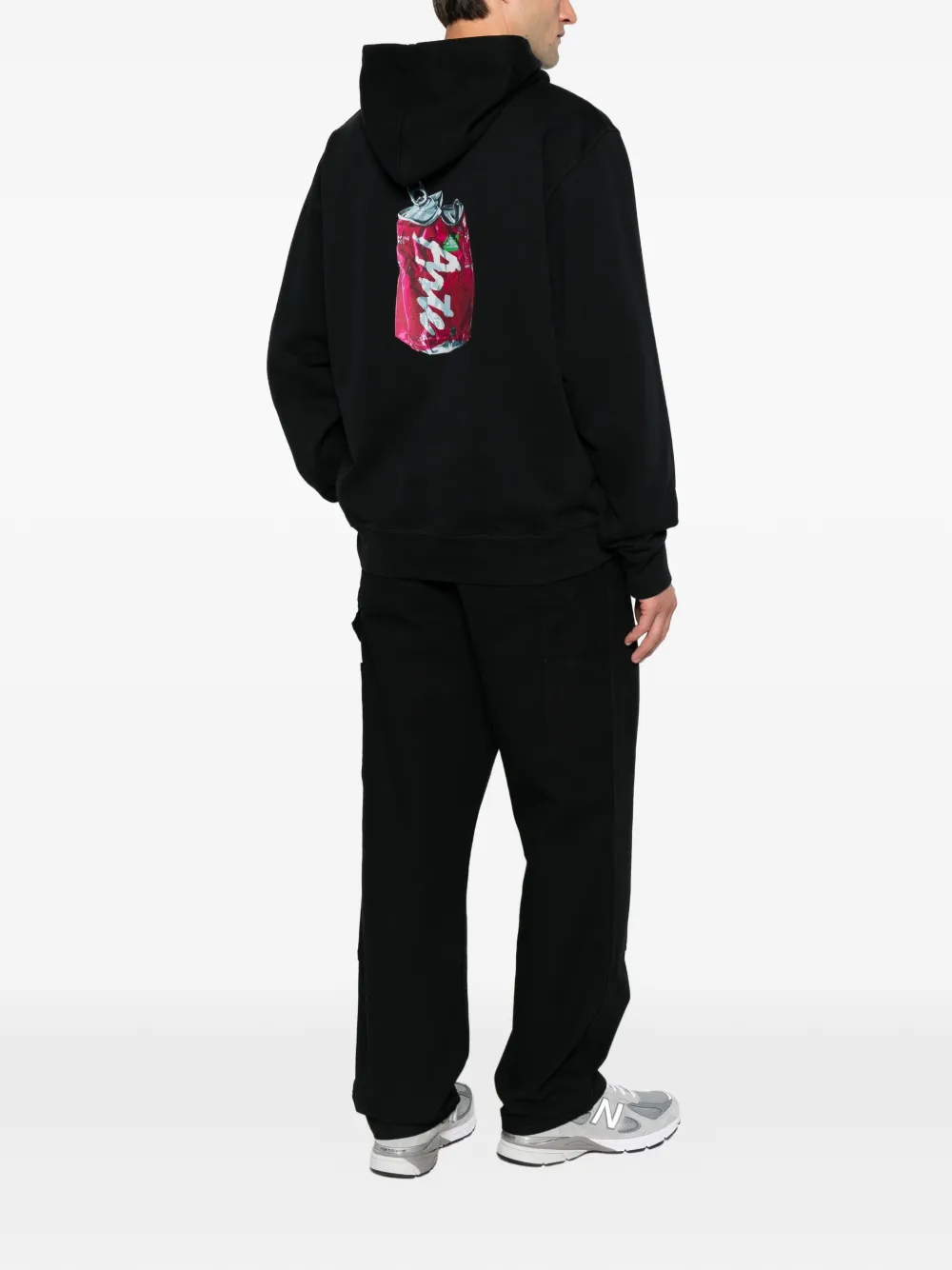 Arte Antwerp graphic-print drawstring hoodie