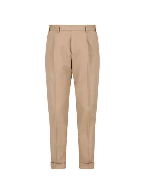 PT Torino pleated turn-up trousers