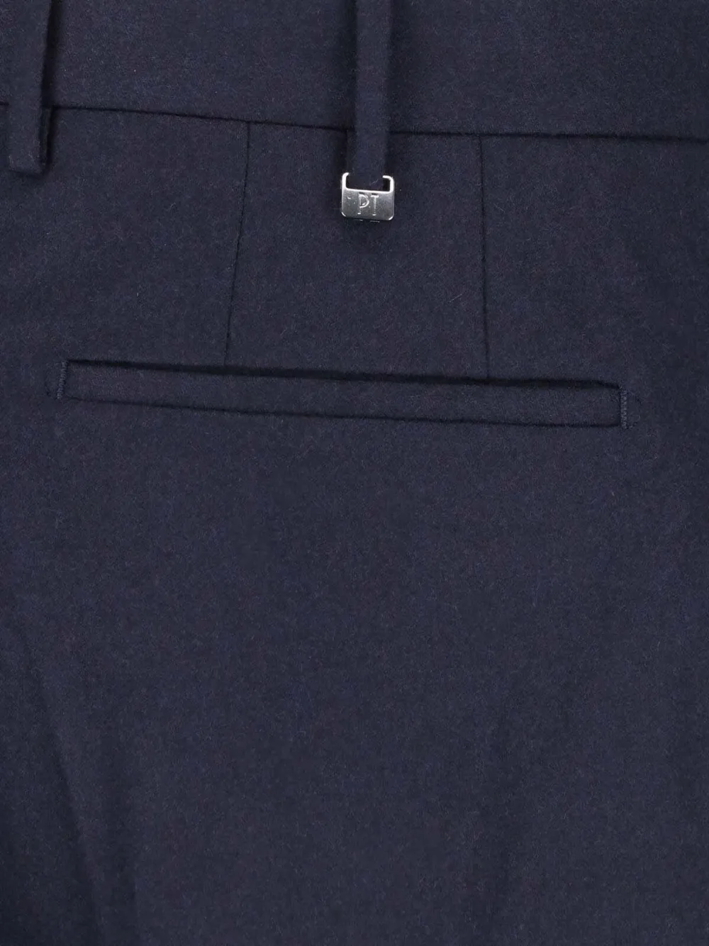 PT Torino Geplooide pantalon Blauw