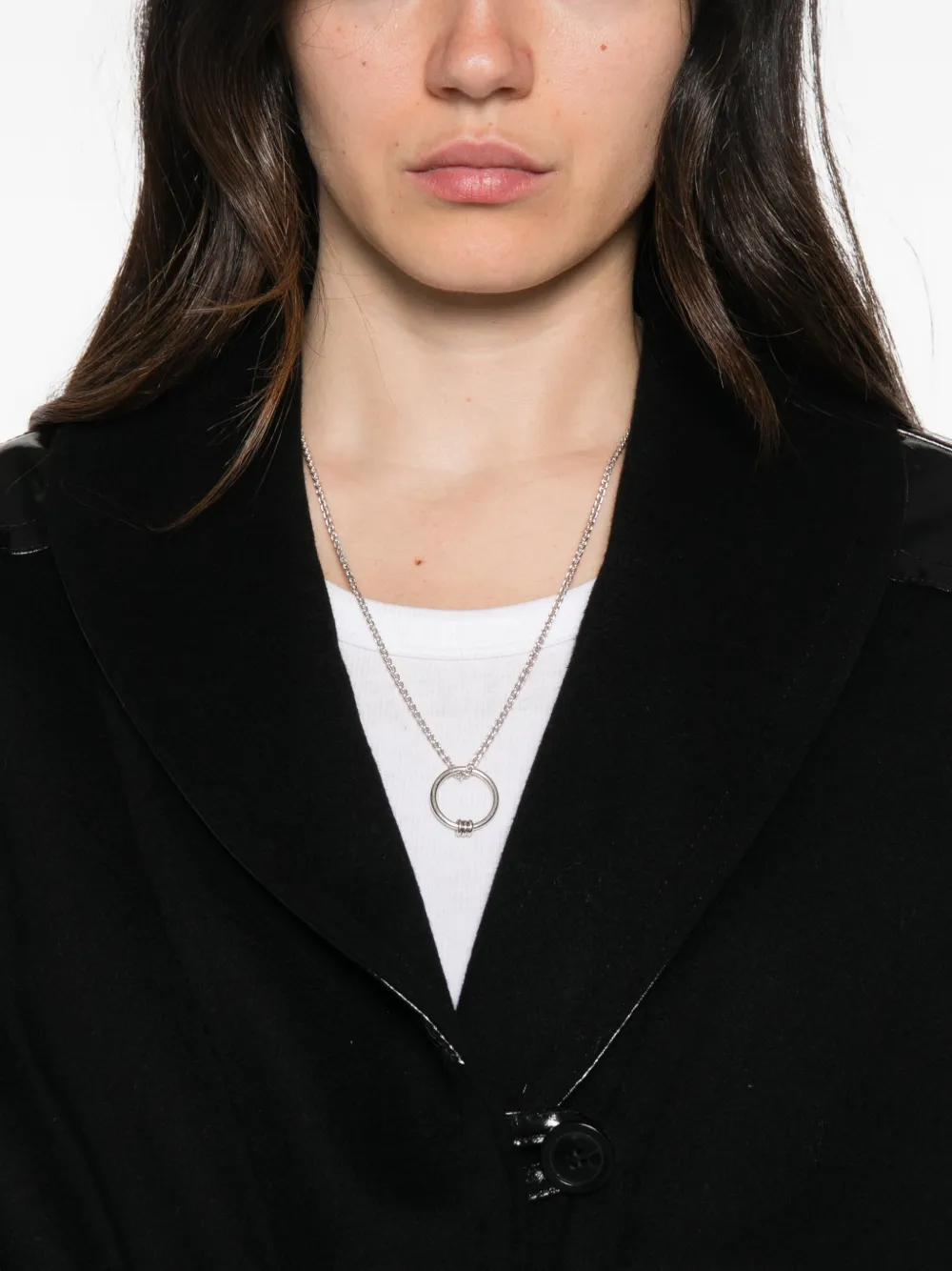 ISABEL MARANT belted panelled coat Zwart