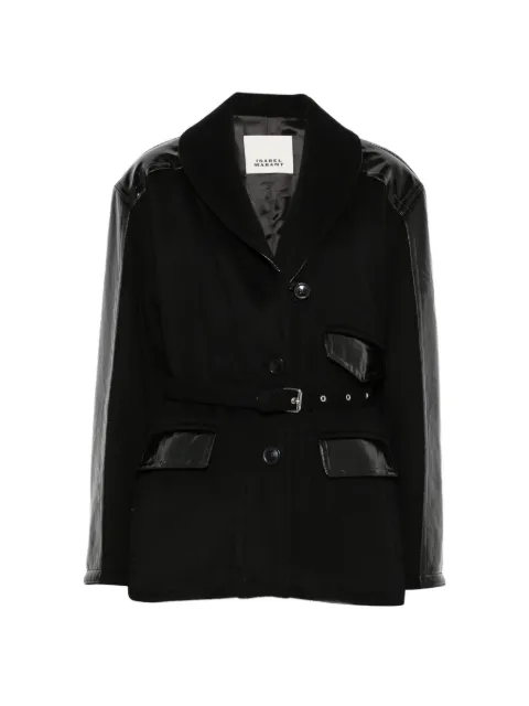 ISABEL MARANT belted panelled coat