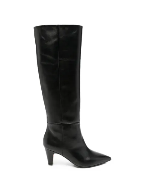 Anna F. pointed-toe knee-high boots