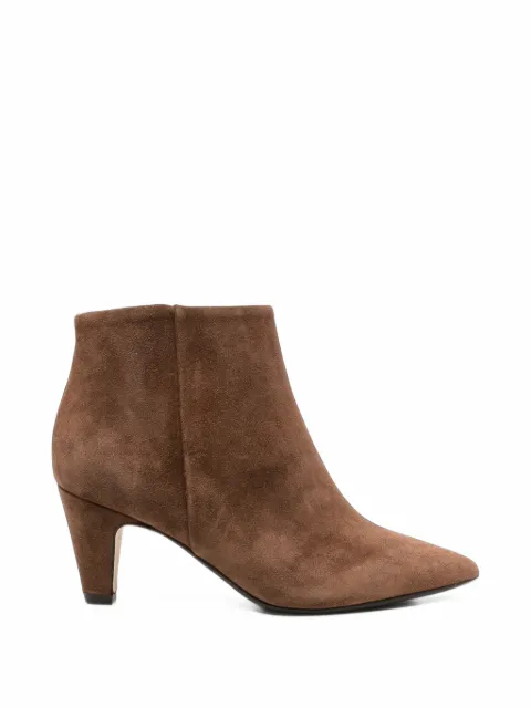Anna F. pointed-toe suede ankle boots