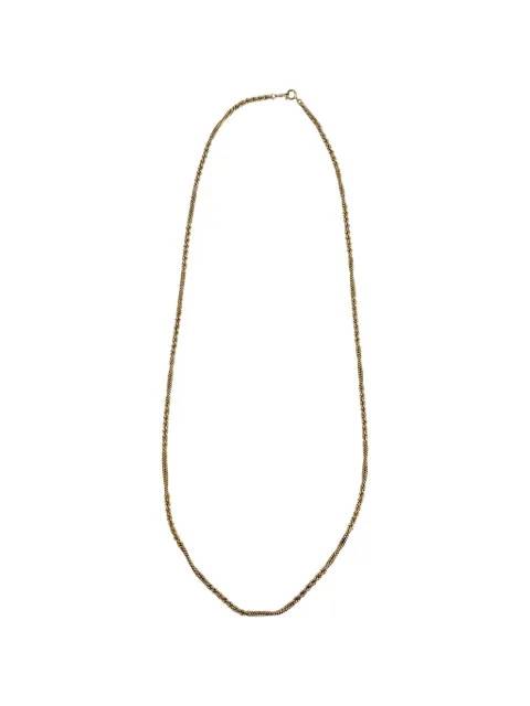 Madison Maison collier en chaîne à maillons torsadés (années 1970)