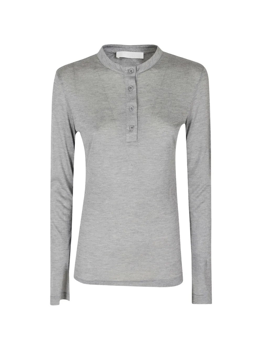 WOC long-sleeve henley top - Grau