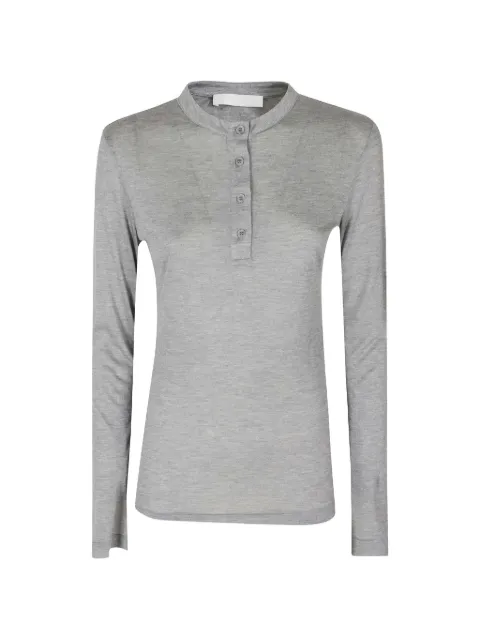 WOC long-sleeve henley top