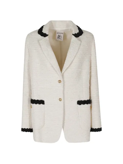 Semicouture Giacca Olivia braided-trim tweed jacket
