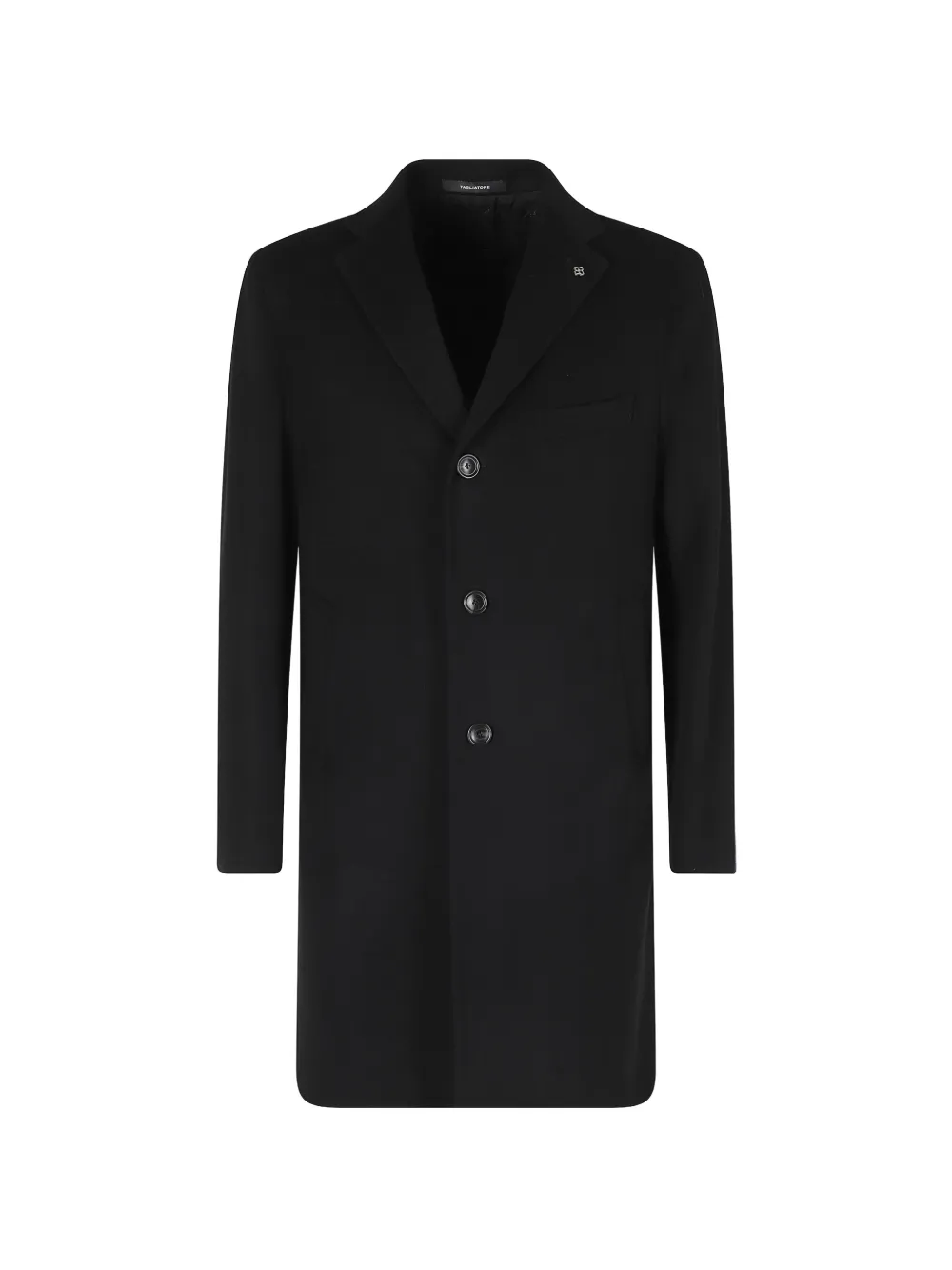 Tagliatore single-breasted wool coat - Schwarz