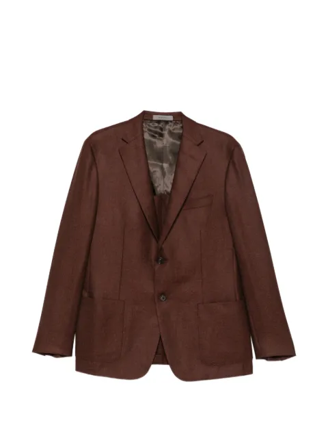 Corneliani بليزر بصف أزرار وطية صدر V