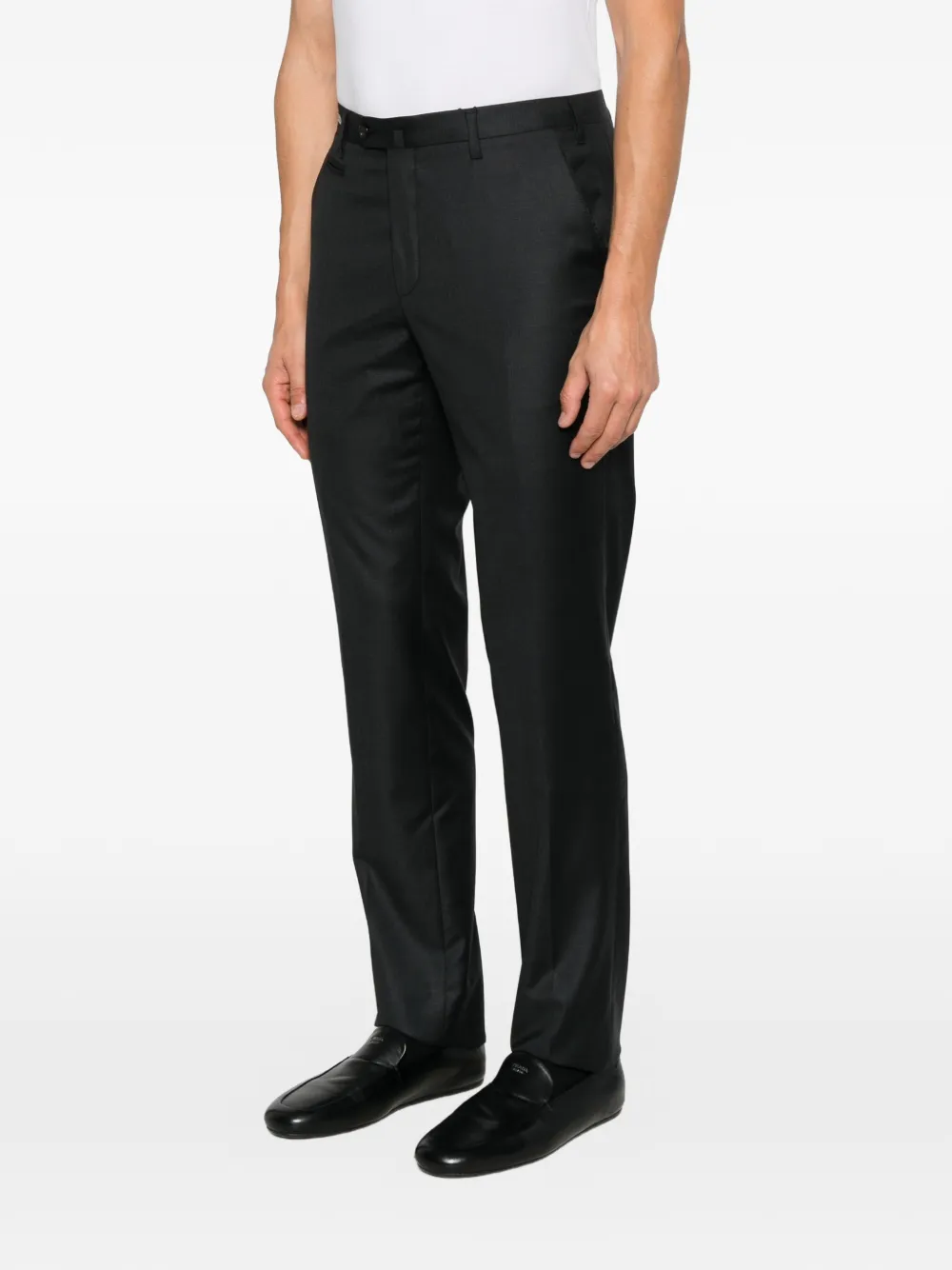Corneliani Pantalon van scheerwol Grijs