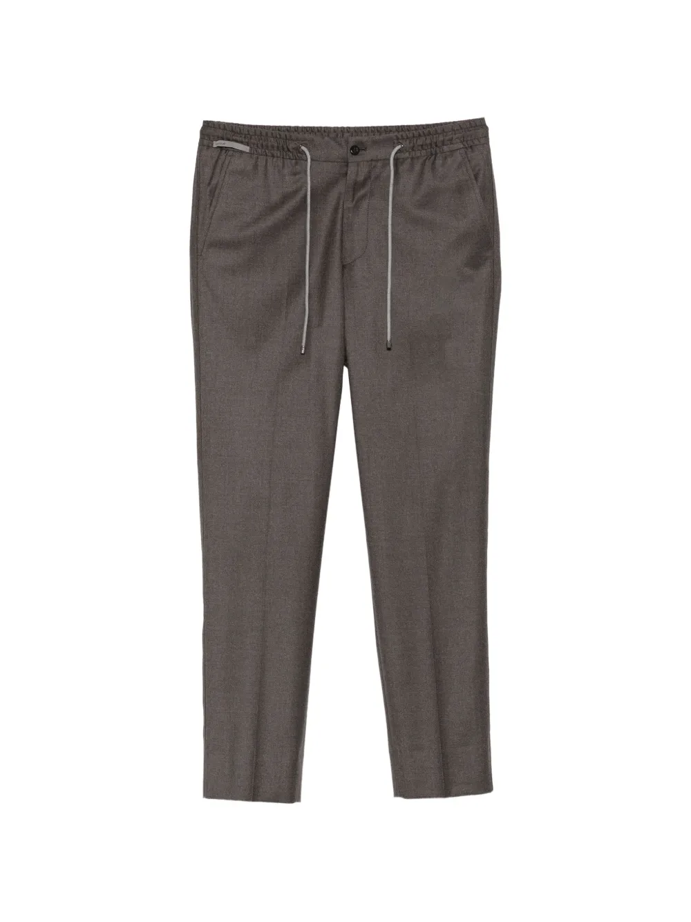 Corneliani drawstring-waist virgin wool trousers
