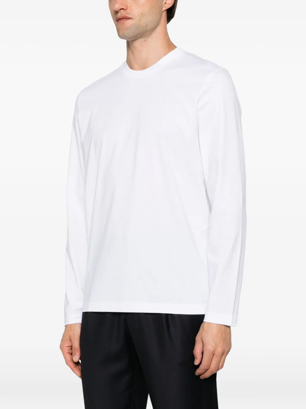 Corneliani T-shirt met lange mouwen Wit