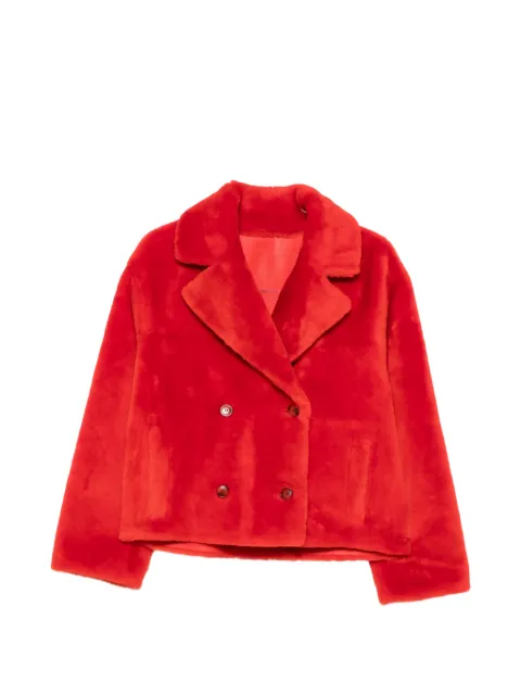 Yves Salomon double-breasted shearling jacket