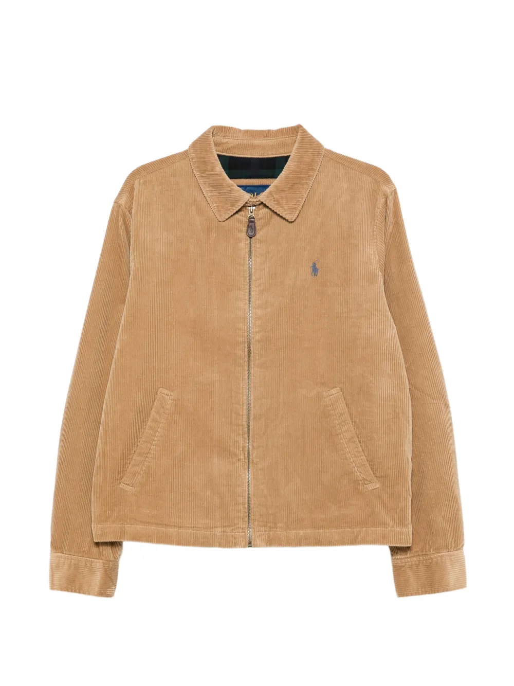 Polo Ralph Lauren corduroy logo-embroidered jacket - Nude