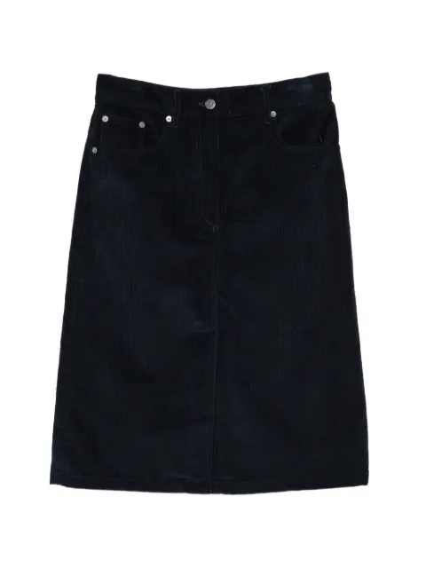 A.P.C. Lizzie corduroy midi skirt