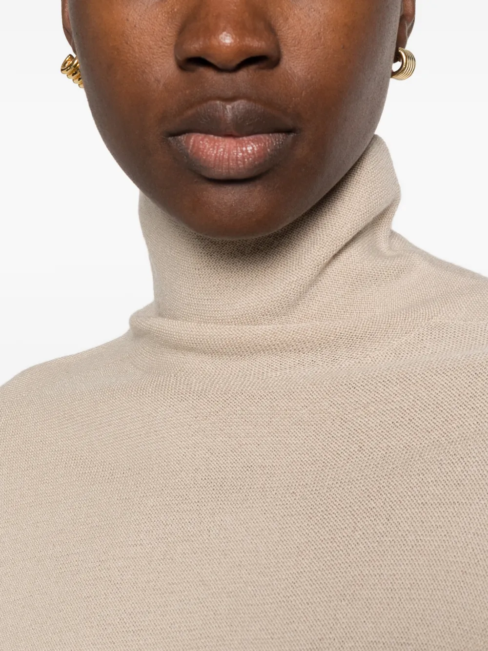 Drykorn Liora high-neck sweater Beige